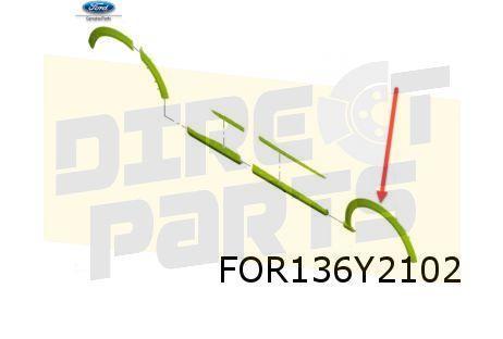 Ford Puma (1/20-4/24) wielkuiplijst Rechts (Carbon Zwart) Or, Auto-onderdelen, Carrosserie, Bumper, Ford, Nieuw, Verzenden
