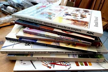 Aquarelleren : pakket 8 boeken beschikbaar voor biedingen