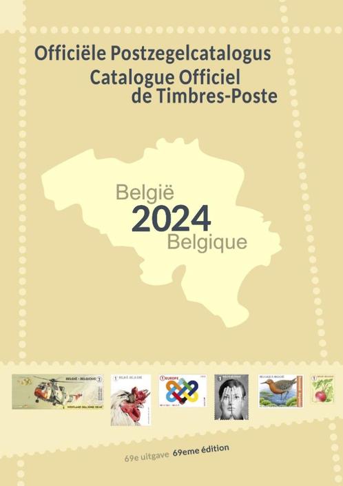België Officiële Postzegelcatalogus 2024 deel 1 en 2 69e Edi, Postzegels en Munten, Postzegels | Toebehoren, Catalogus, Ophalen of Verzenden