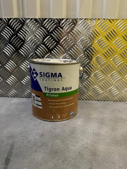 Sigma Tigron Aqua Primer, Bricolage & Construction, Peinture, Vernis & Laque, Neuf, Peinture, Moins de 5 litres, Blanc, Enlèvement