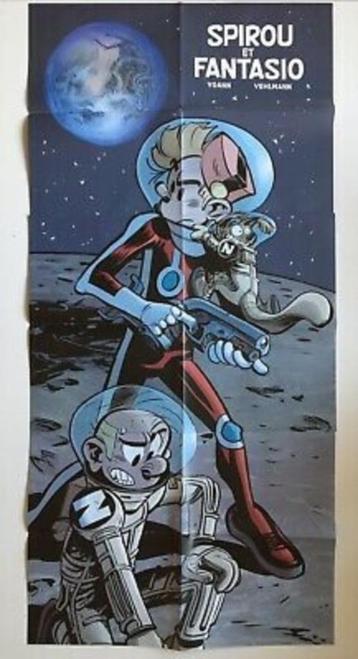 Poster géant Spirou et Fantasio (+ Spip !) + magazines Spiro beschikbaar voor biedingen