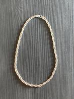 Collier en argent 925 – Maille torsadée – 52 cm – 38,16 g, Ophalen, Zo goed als nieuw, Zilver