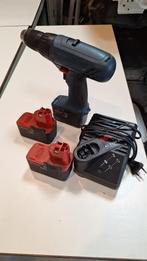 Bosch boor-schroefmachine 9,6V, Ophalen of Verzenden, Gebruikt, Boor- en Schroefmachine, Variabele snelheid