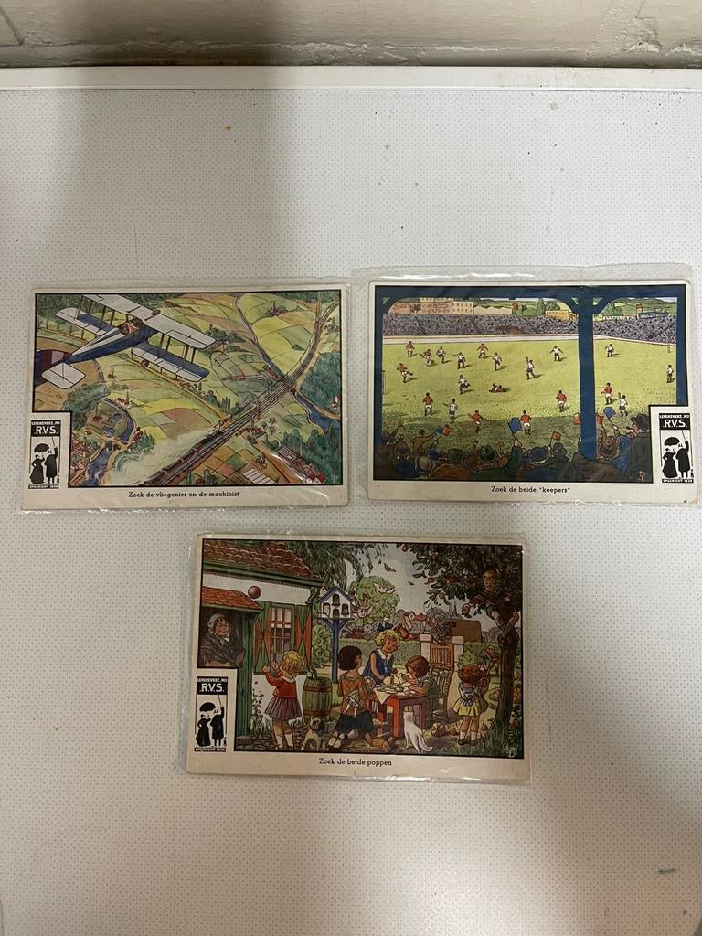 RVS verzekeringen 3 kaarten, Verzamelen, Ophalen of Verzenden