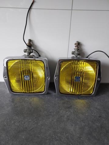 Zeldzaam Origineel Set Carello 465 Mistlampen Oldtimer 