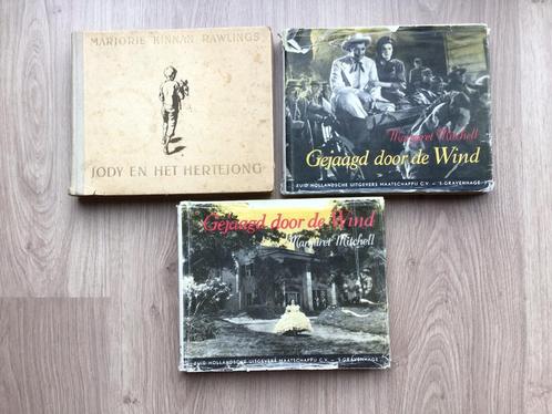 Gejaagd door de Wind 2-delig + Jody en het Hertejong (3 bk), Antiquités & Art, Antiquités | Livres & Manuscrits, Enlèvement ou Envoi