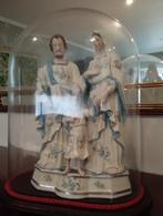 kindje Jezus,  Maria en Sint Jozef glazen stolp, Ophalen, Zo goed als nieuw, Religie