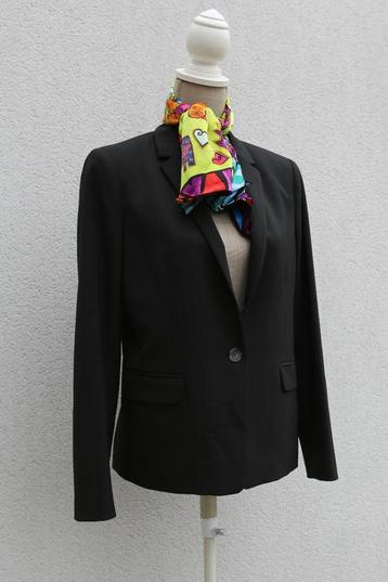 Mooie zwarte Caroll blazer T40-42, Kleding | Dames, Maat 38/40 (M), Zwart, Ophalen of Verzenden, Zo goed als nieuw