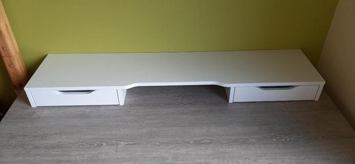 Bureauverhoger voor laptop of computerscherm, Huis en Inrichting, Bureaus, Zo goed als nieuw, Bureau, Ophalen