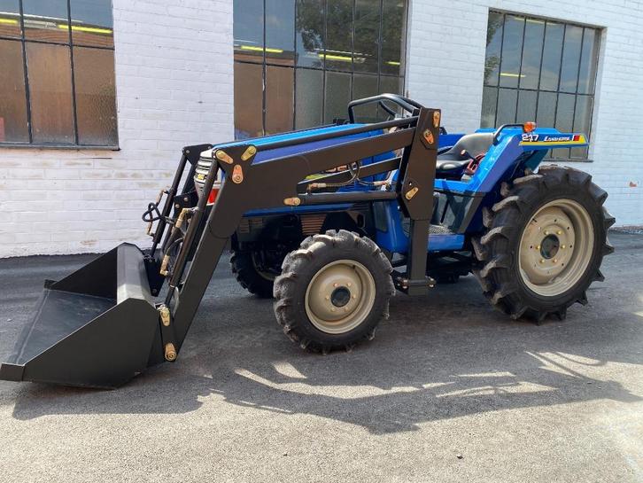 Iseki Landhope 217 + frontlader - Servo - MICROTRACTORS.COM, Zakelijke goederen, Landbouw | Tractoren, tot 2500, Overige merken