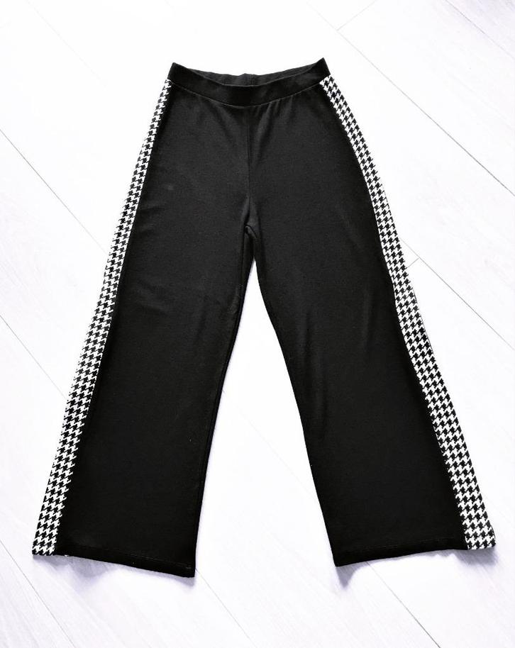 Clockhouse Modieuze Geweven Broek, Maat L!, Kleding | Dames, Broeken en Pantalons, Zo goed als nieuw, Maat 42/44 (L), Zwart, Lang