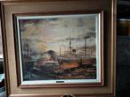 Schilderij A.P.V Hauters, Antiek en Kunst, Ophalen