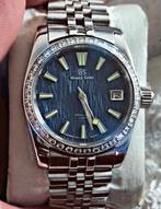 Modded grand seiko 36mm unisex watch  (with leather watchbox, Handtassen en Accessoires, Horloges | Heren, Ophalen of Verzenden