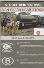 folder - Stoomtreinfestival Van Paard Naar Stoom, Boeken, Ophalen of Verzenden, Nieuw, Folder