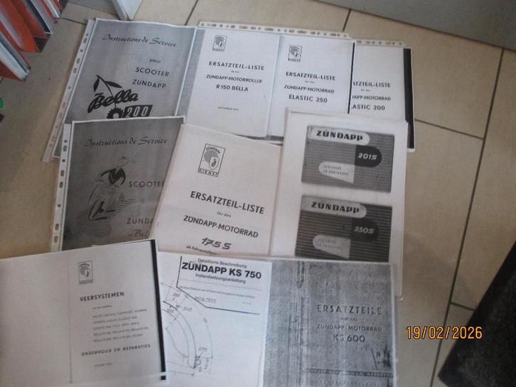 Zundapp documentatie, Fietsen en Brommers, Brommers | Zundapp, Ophalen of Verzenden