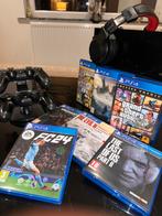 Playstation 4 - 500gb, Games en Spelcomputers, Met 2 controllers, Slim, 500 GB, Gebruikt