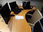 Ergonomisch bureau, hoekbureau, computer werktafel, tafel, Ophalen, Gebruikt, Bureau