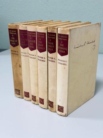 Winston Churchill The Second World War 6 Volume set Complete beschikbaar voor biedingen