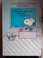 Affiche Snoopy Schulz, Antiquités & Art, Art | Lithographies & Sérigraphies, Enlèvement ou Envoi