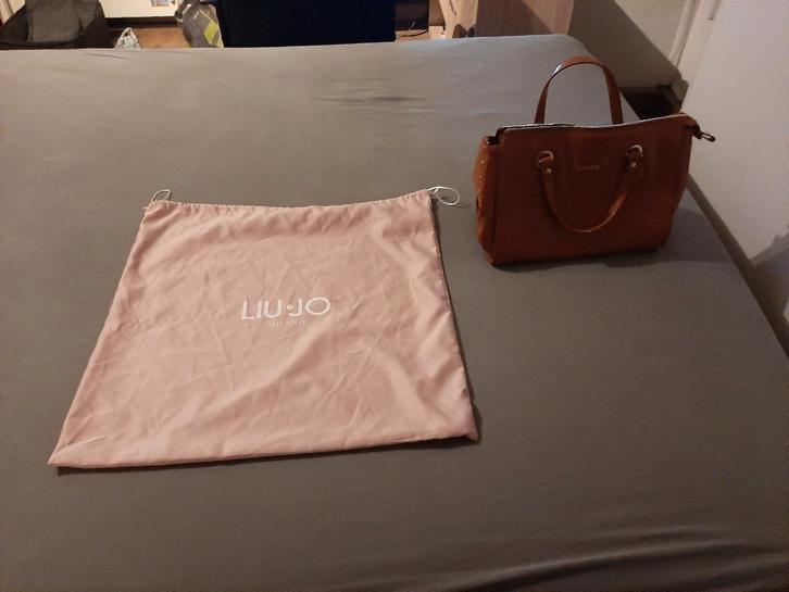 Lichtbruine handtas Liu Jo Milano met lichtroze zak, Handtassen en Accessoires, Tassen | Damestassen, Handtas, Ophalen of Verzenden