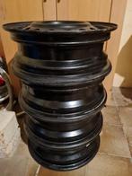 4 Stalen velgen 4 1/2J14 4x100 Zwart, Auto-onderdelen, Banden en Velgen, Ophalen, 14 inch, Gebruikt, Velg(en)