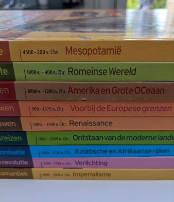 Geschiedenis van de wereld, deel 1 tot 9 beschikbaar voor biedingen