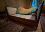 2 lits vintage, entièrement en chêne, Antiquités & Art, Enlèvement