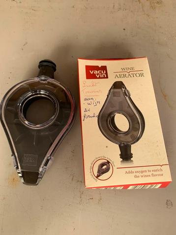 Vacu Vin Wine Aerator | Wijnbeluchter | Zwart beschikbaar voor biedingen