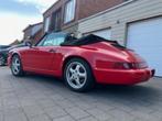 Porsche 964 cabrio Carrera 2*Oldtimer* Garantie mogelijk*, Auto's, 4 zetels, Zwart, Cabriolet, Bedrijf