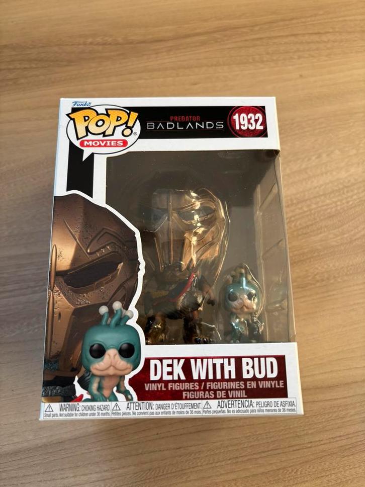 Dek with Bud #1932 Funko Pop! Movies: Predator Badlands -, Verzamelen, Poppetjes en Figuurtjes, Zo goed als nieuw, Ophalen of Verzenden