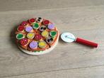 Speelgoed pizza, Speelkeuken-accessoire, Zo goed als nieuw, Hout, Ophalen