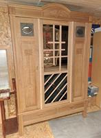 Barkast - refurbished eiken antieke kast, Ophalen, 100 tot 150 cm, 200 cm of meer, Eikenhout