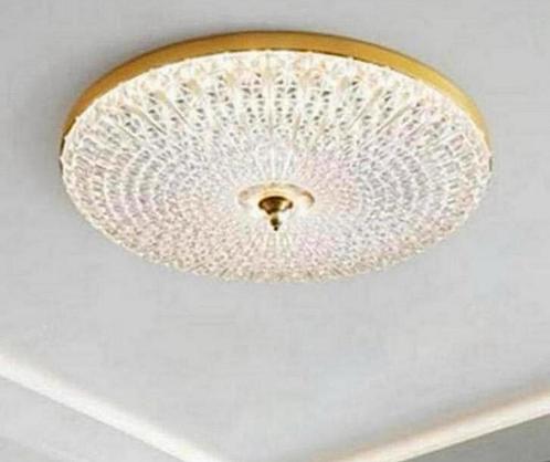 Ronde Plafondlamp 50cm - Acryl LED plafond lamp luxe modern, Huis en Inrichting, Lampen | Plafondlampen, Nieuw, Glas, Kunststof
