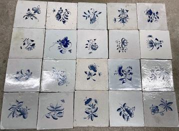 oude wandtegels delft beschikbaar voor biedingen