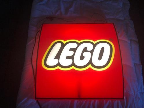 Lego verlicht dubbelzijdige winkelbord, Verzamelen, Merken en Reclamevoorwerpen, Zo goed als nieuw, Lichtbak of (neon) lamp, Ophalen