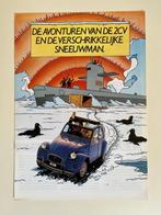 Kuifje - Citroën 2CV folder  verschrikkelijke sneeuwman (86), Verzenden, Hergé