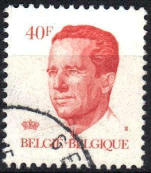 Belgie 1984 - Yvert/OBP 2136 - Boudewijn - Type Velghe (ST), Timbres & Monnaies, Timbres | Europe | Belgique, Affranchi, Maison royale