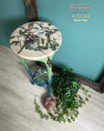 Prachtige elegante bijzettafel met marmeren blad, Huis en Inrichting, Ophalen of Verzenden, Zo goed als nieuw
