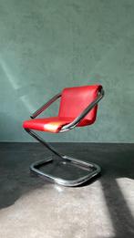 X4 chaises chromées tubulaires vintage années 70 Kappa, Ophalen, Metaal, Gebruikt, Overige kleuren