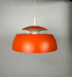 Vintage hanglamp Temde Leuchten oranje metaal, Antiek en Kunst, Ophalen of Verzenden