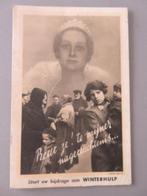Postkaart 1935 Winterhulp oproep Koningin Astrid, Ophalen of Verzenden, Zo goed als nieuw, Kaart, Foto of Prent