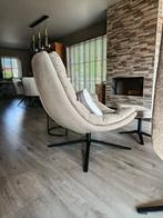 splinternieuwe draai-fauteuil met voetbank, Huis en Inrichting, Ophalen, Nieuw, Metaal, Landelijk - Boho - industrieel