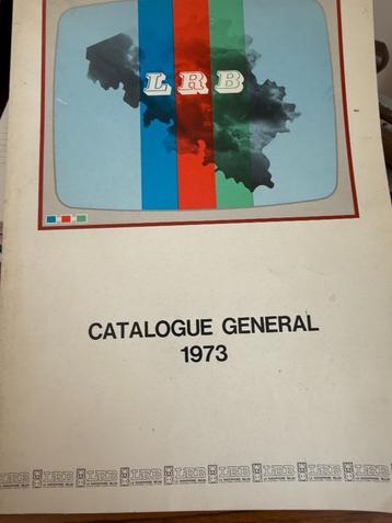 La Radiophonie Belge, Prachtige algemene catalogus, 1973 beschikbaar voor biedingen