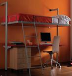 Studio vouwbed-en-bureau LA LITERAL (Sellex), Huis en Inrichting, Slaapkamer | Stapelbedden en Hoogslapers, Ophalen, 90 cm, Eenpersoons