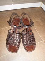 Sandales en cuir marron foncé Trend One/Taille 40, Enlèvement ou Envoi, Comme neuf, Brun