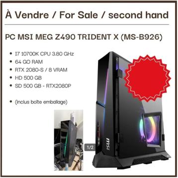 PC MSI MEG Z490 TRIDENT X (MS-B926) beschikbaar voor biedingen