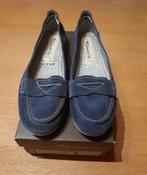 Blauw daim platte schoen Tamaris maat 39, Ophalen, Blauw