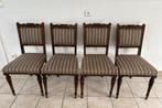 Suite van 4 stoelen uit de EMPIRE-periode!, Antiek en Kunst, Antiek | Meubels | Stoelen en Sofa's, Ophalen