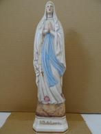 Antiek Mariabeeld porseleinen Mariabeeld ND. de Lourdes 28cm, Antiek en Kunst, Ophalen of Verzenden