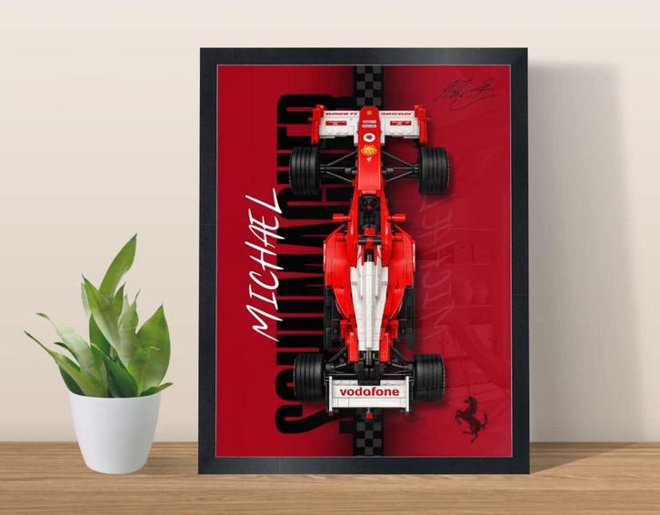 LEGO Ferrari F2004 Schumacher Model 2 poster van 30X40 PDF, Kinderen en Baby's, Speelgoed | Duplo en Lego, Lego, Ophalen
